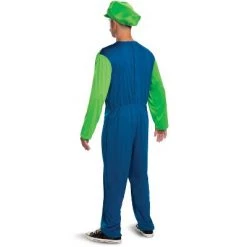 Super Mario Luigi Classic Adult Costume