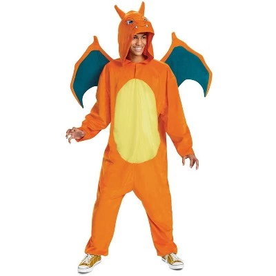 Pokemon Charizard Deluxe Teen/Adult Costume, X-Large (42-46) 2 Pokemon Charizard Deluxe Teen/Adult Costume, X-Large (42-46) - Image 2