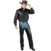 Charades Costumes Charades Men'S Chaps & Vest-Leather Costume