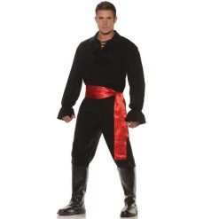 Underwraps Costumes High Seas Bandit Black Adult Costume