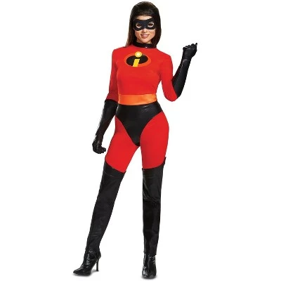 The Incredibles Mrs. Incredible Skirted Deluxe Adult Costume 1 The Incredibles Mrs. Incredible Skirted Deluxe Adult Costume