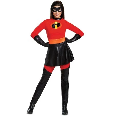 The Incredibles Mrs. Incredible Skirted Deluxe Adult Costume 3 The Incredibles Mrs. Incredible Skirted Deluxe Adult Costume - Image 3