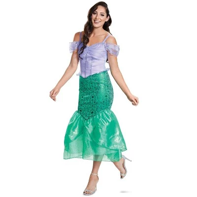 The Little Mermaid Ariel Deluxe Adult Costume (Classic Collection) 2 The Little Mermaid Ariel Deluxe Adult Costume (Classic Collection) - Image 2