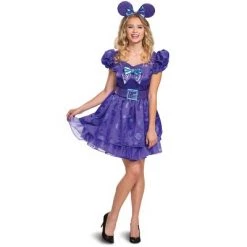 Mickey Mouse Clubhouse Minnie Potion Purple Deluxe Adult Costume -Costume Outfit Store unnamed file 3996