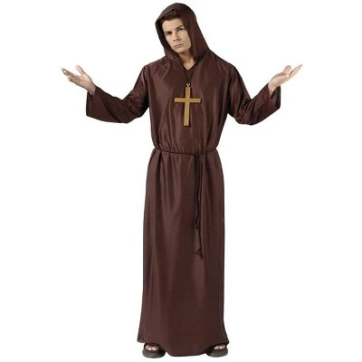 Fun World Monk Costume Adult 1 Fun World Monk Costume Adult