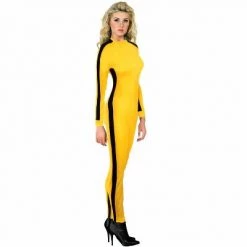 Bruce Lee Bruce Lee Yellow Jumpsuit Women's Adult Costume
