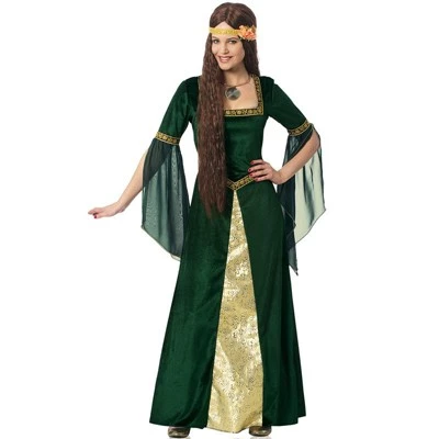 Franco Emerald Renaissance Lady Adult Costume 4 Franco Emerald Renaissance Lady Adult Costume - Image 4