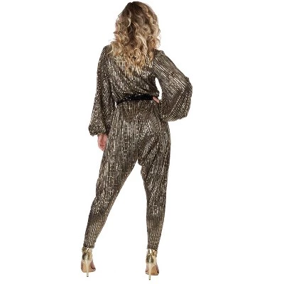 California Costumes Gold Disco Queen Adult Costume 1 California Costumes Gold Disco Queen Adult Costume