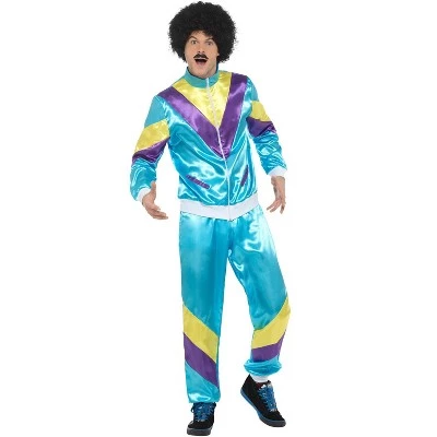 Smiffy's Smiffy 80s Fashion Male Shell Suit Adult Costume 4 Smiffy's Smiffy 80s Fashion Male Shell Suit Adult Costume - Image 4