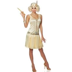 Franco 20's Debutante Adult Costume (Champagne) 6 Franco 20's Debutante Adult Costume (Champagne) -Costume Outfit Store unnamed file 4400