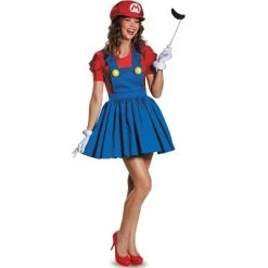 Super Mario Mario Skirt Adult Costume -Costume Outfit Store unnamed file 4466