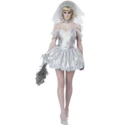 California Costumes Ghostly Bride Adult Costume