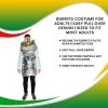 Toynk Orion Costumes Burrito Costume For Adults | Easy Pull Over Design | Sized To Fit Most Adults