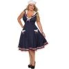 Forum Novelties Women's Plus Ahoy Lady Halloween Costume