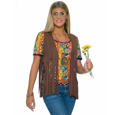 Forum Novelties Women's Hippie Vest Costume 1 Forum Novelties Women's Hippie Vest Costume