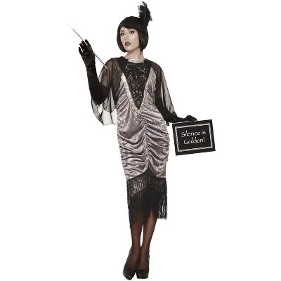 Forum Novelties Silent Movie Flapper Adult Costume 2 Forum Novelties Silent Movie Flapper Adult Costume - Image 2