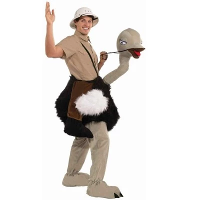 Forum Novelties Adult Ride On Ostrich Mascot Costume 2 Forum Novelties Adult Ride On Ostrich Mascot Costume - Image 2