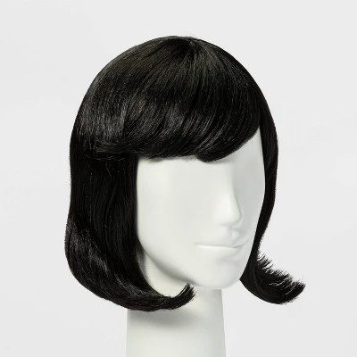 Hyde & EEK! Boutique Adult Black Flapper Halloween Costume Wig - Hyde & EEK! Boutique™ 1 Hyde & EEK! Boutique Adult Black Flapper Halloween Costume Wig - Hyde & EEK! Boutique™