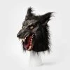 Hyde & EEK! Boutique Adult Black Wolf Halloween Costume Mask - Hyde & EEK! Boutique™