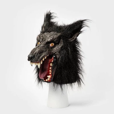 Hyde & EEK! Boutique Adult Black Wolf Halloween Costume Mask - Hyde & EEK! Boutique™ 1 Hyde & EEK! Boutique Adult Black Wolf Halloween Costume Mask - Hyde & EEK! Boutique™