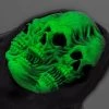 Hyde & EEK! Boutique Adult Glow in the Dark Triple Ghoul Halloween Costume Mask - Hyde & EEK! Boutique™