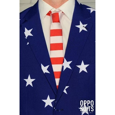 OppoSuits Oppo Suits Stars and Stripes Suit Adult Costume 2 OppoSuits Oppo Suits Stars and Stripes Suit Adult Costume - Image 2