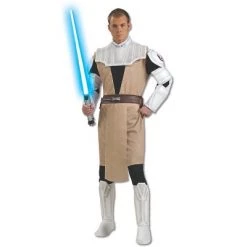 Star Wars Star Wars Clone Wars Deluxe Obi-Wan Kenobi Adult Costume