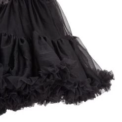 Sparkle and Bash Petticoat Under Skirt Fluff for Women, Tutu for Ballet Dance, Adjustable Elastic Waist Size 22-36 in, Black -Costume Outfit Store unnamed file 57