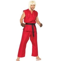 Street Fighter Street Fighter Ken Adult Deluxe Costume -Costume Outfit Store unnamed file 719