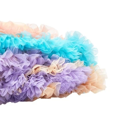 Sparkle and Bash Petticoat Under Skirt Fluff for Women, Tutu for Ballet Dance, Adjustable Elastic Waist Size 22-36 in, Rainbow 4 Sparkle and Bash Petticoat Under Skirt Fluff for Women, Tutu for Ballet Dance, Adjustable Elastic Waist Size 22-36 in, Rainbow - Image 4