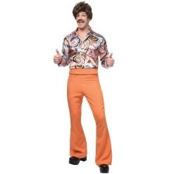 Franco 70's Dude Adult Costume (Rust) -Costume Outfit Store unnamed file 783