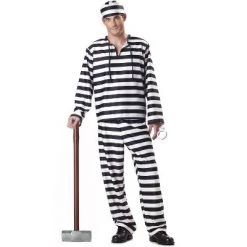 California Costumes Jailbird Adult Costume -Costume Outfit Store unnamed file 816
