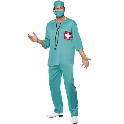 Smiffy's Smiffy Surgeon Adult Costume 2 Smiffy's Smiffy Surgeon Adult Costume - Image 2
