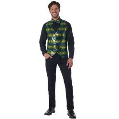 California Costumes Men's Sequin Carnival Vest Set Adult Costume Kit -Costume Outfit Store unnamed file 850