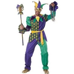 California Costumes Deluxe Mardi Gras Jester Adult Costume 8 California Costumes Deluxe Mardi Gras Jester Adult Costume -Costume Outfit Store unnamed file 886