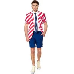 OppoSuits Oppo Suits United Stripes Summer Suit Adult Costume
