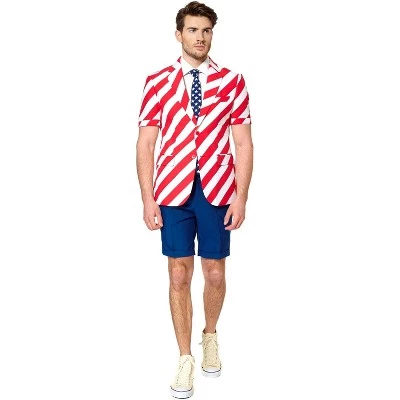 OppoSuits Oppo Suits United Stripes Summer Suit Adult Costume 2 OppoSuits Oppo Suits United Stripes Summer Suit Adult Costume - Image 2