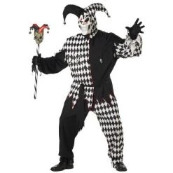 California Costumes Plus Size Evil Jester Costume