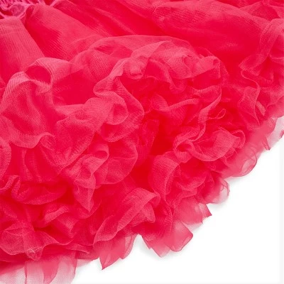 Zodaca Hot Pink Tutu Dress for Kids Halloween Costume, Girls Cute Short Petticoat Skirt, Size Large 5 Zodaca Hot Pink Tutu Dress for Kids Halloween Costume, Girls Cute Short Petticoat Skirt, Size Large - Image 5