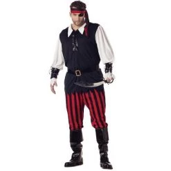 California Costumes Plus Size Cutthroat Pirate Costume